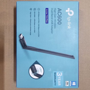 [Outlet Grade A] TP-Link Adapter Archer T2U Plus AC600 Wireless, USB 2.0, 633Mbps, 802.11ac, Black EU DO600281-20